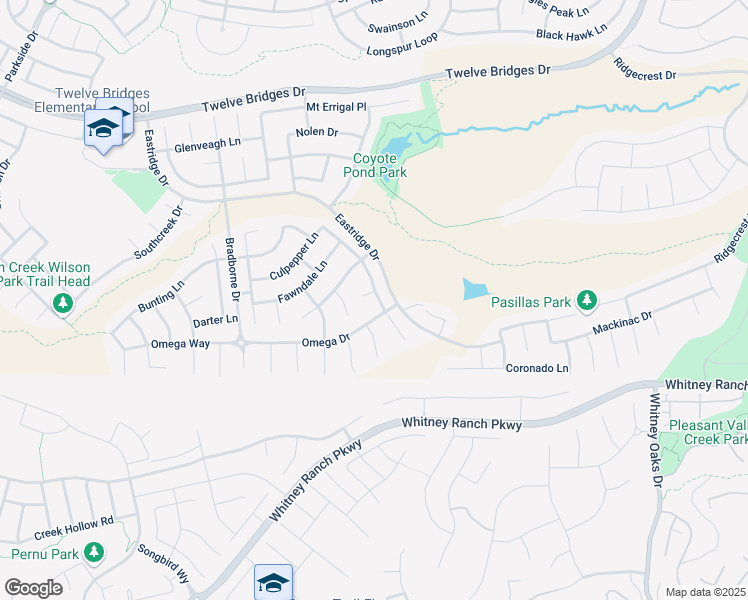 map of restaurants, bars, coffee shops, grocery stores, and more near 2101 Pimlico Court in Lincoln