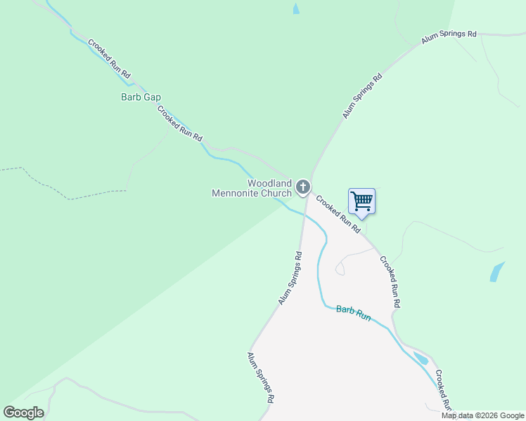 map of restaurants, bars, coffee shops, grocery stores, and more near 3595 Alum Springs Road in Basye