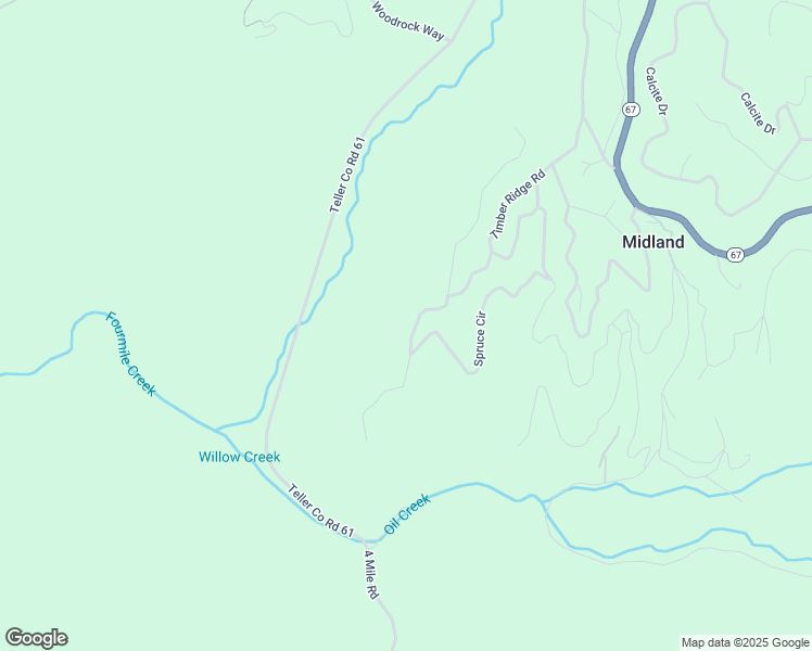 map of restaurants, bars, coffee shops, grocery stores, and more near 111 Blue Spruce Road in Divide