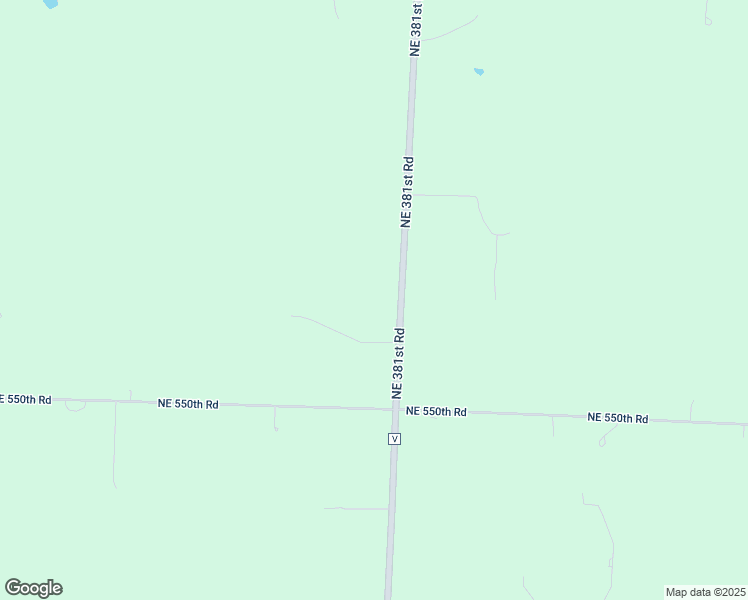 map of restaurants, bars, coffee shops, grocery stores, and more near 619 Northeast 381st Road in Warrensburg