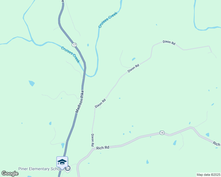 map of restaurants, bars, coffee shops, grocery stores, and more near 14570 Dixon Road in Morning View