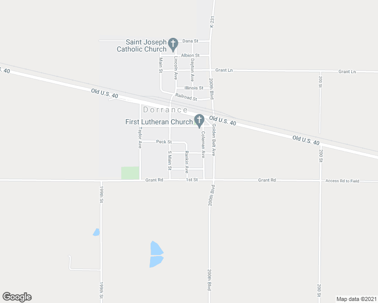 map of restaurants, bars, coffee shops, grocery stores, and more near 314 Rankin Avenue in Dorrance