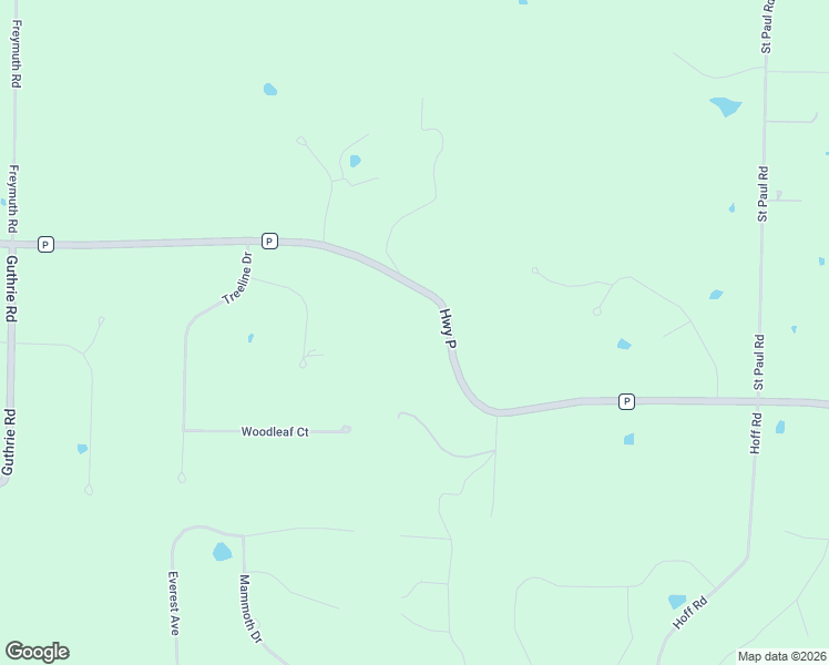 map of restaurants, bars, coffee shops, grocery stores, and more near 1624 Highway P in O'Fallon