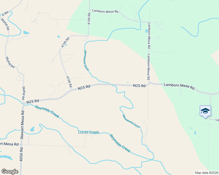 map of restaurants, bars, coffee shops, grocery stores, and more near 41404-41898 N25 Road in Paonia