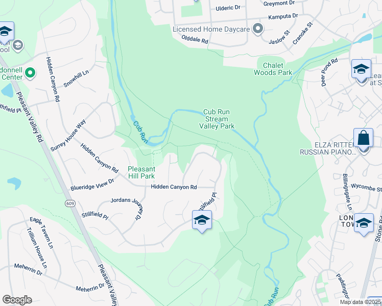 map of restaurants, bars, coffee shops, grocery stores, and more near 15061 Stillfield Place in Centreville