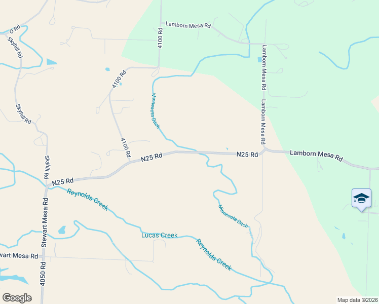 map of restaurants, bars, coffee shops, grocery stores, and more near 41404 N25 Road in Paonia