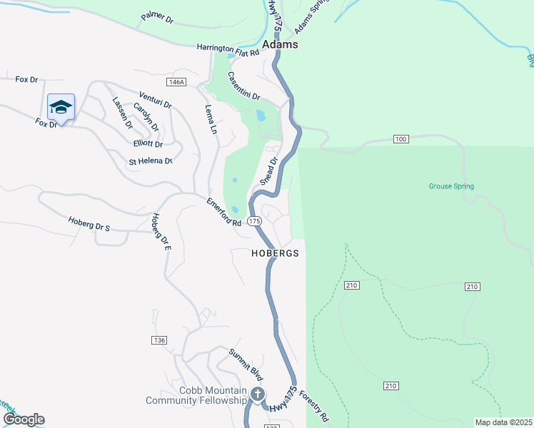 map of restaurants, bars, coffee shops, grocery stores, and more near 14785 Dove Drive in Cobb