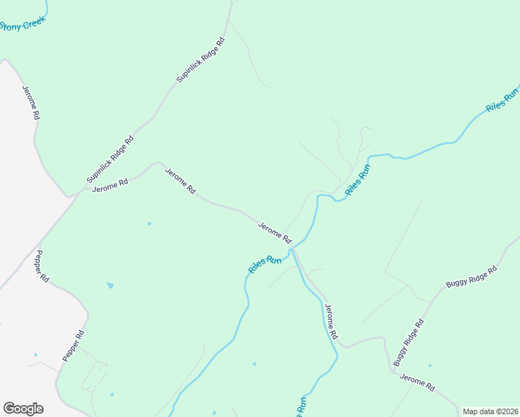 map of restaurants, bars, coffee shops, grocery stores, and more near 2032 Jerome Road in Mount Jackson