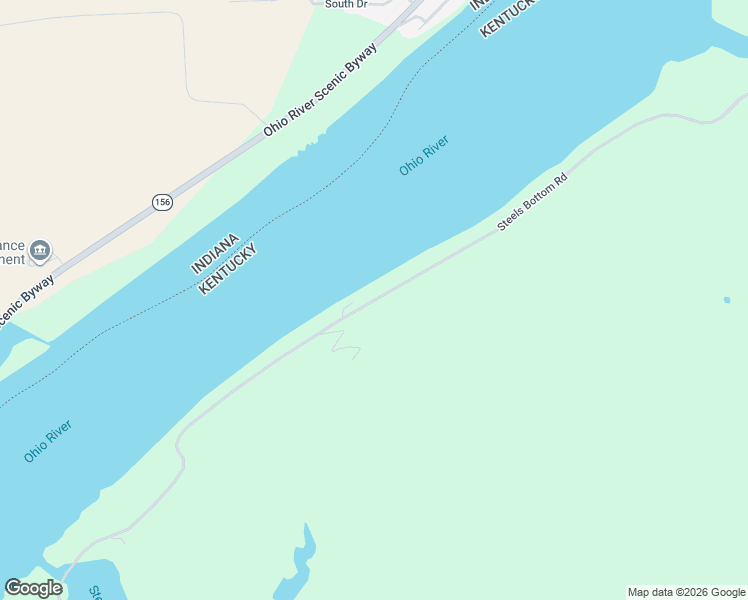 map of restaurants, bars, coffee shops, grocery stores, and more near Steels Bottom Road in Warsaw