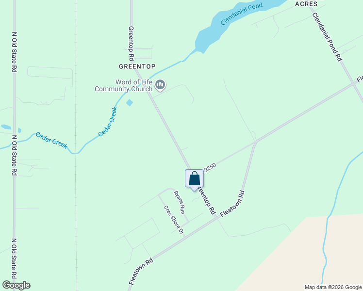 map of restaurants, bars, coffee shops, grocery stores, and more near 10127 Greentop Road in Lincoln