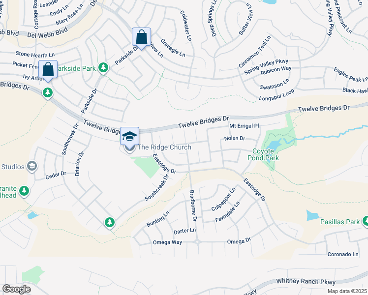 map of restaurants, bars, coffee shops, grocery stores, and more near 1969 Glenveagh Lane in Lincoln