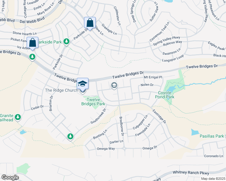 map of restaurants, bars, coffee shops, grocery stores, and more near 1957 Glenveagh Lane in Lincoln