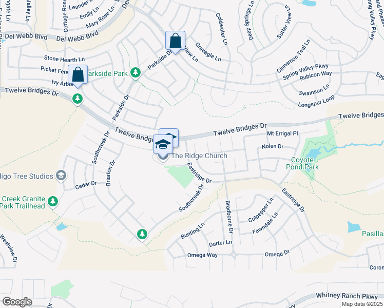 map of restaurants, bars, coffee shops, grocery stores, and more near 100 Letterkenny Court in Lincoln
