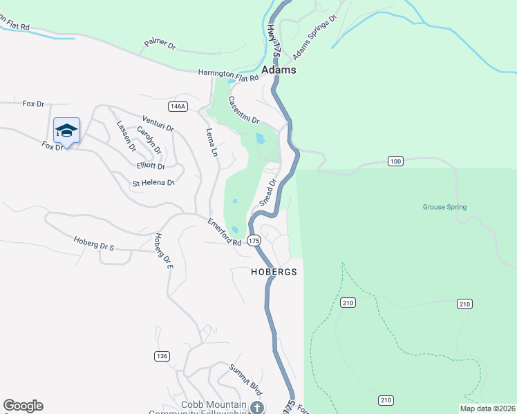 map of restaurants, bars, coffee shops, grocery stores, and more near 14650 Snead Drive in Cobb