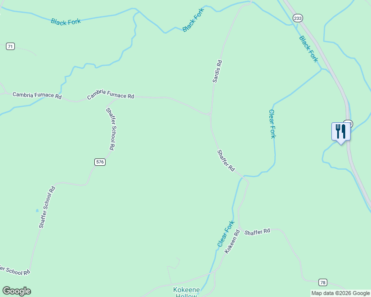 map of restaurants, bars, coffee shops, grocery stores, and more near in Oak Hill