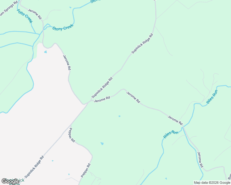 map of restaurants, bars, coffee shops, grocery stores, and more near 2462 Jerome Road in Mount Jackson