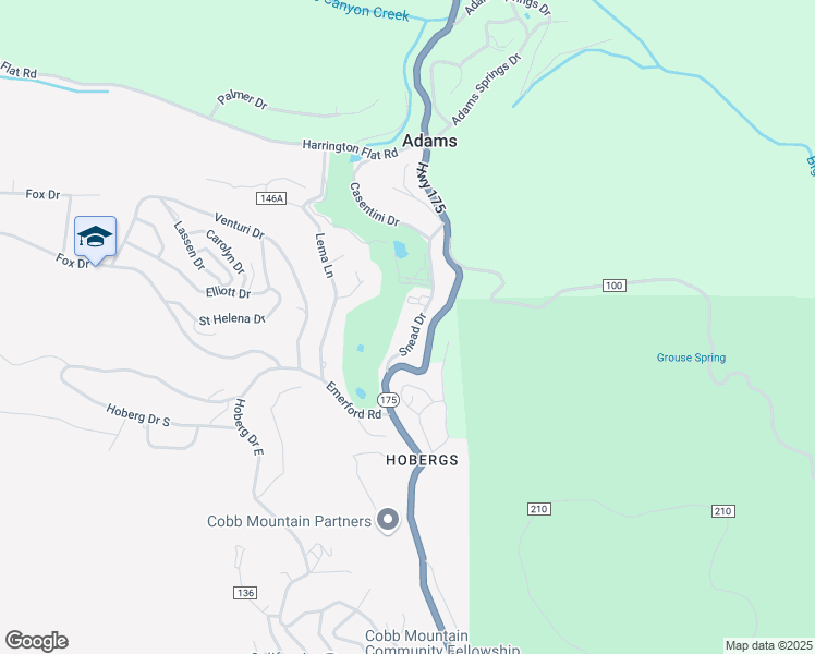 map of restaurants, bars, coffee shops, grocery stores, and more near 14533 Snead Drive in Cobb