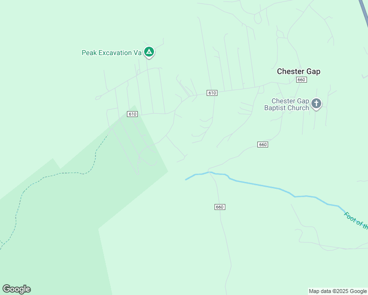 map of restaurants, bars, coffee shops, grocery stores, and more near 148 Ridge Drive in Chester Gap