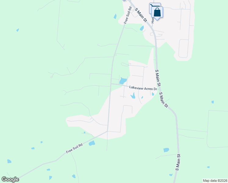 map of restaurants, bars, coffee shops, grocery stores, and more near 363 Free Soil Road in Georgetown