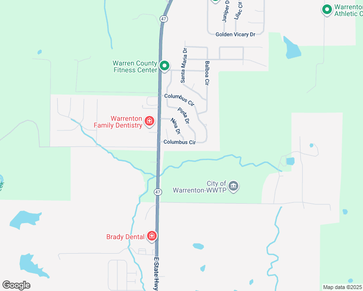 map of restaurants, bars, coffee shops, grocery stores, and more near 28815 Schneider Lane in Wright City