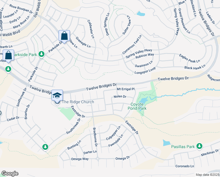 map of restaurants, bars, coffee shops, grocery stores, and more near 2130 Letterkenny Lane in Lincoln