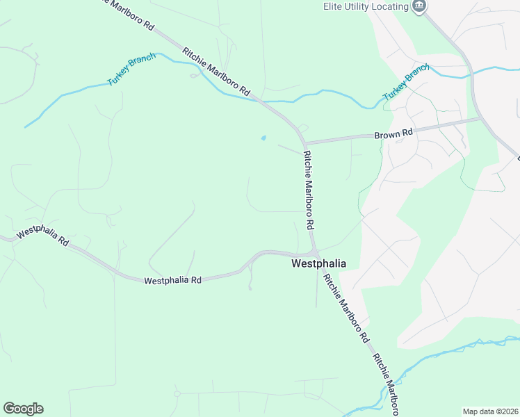 map of restaurants, bars, coffee shops, grocery stores, and more near 11102 Westphalia Road in Upper Marlboro