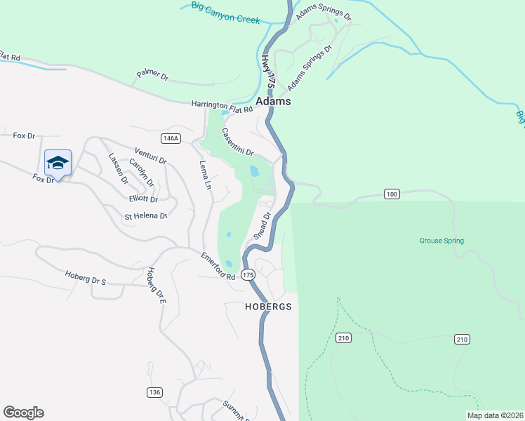 map of restaurants, bars, coffee shops, grocery stores, and more near 14477 Snead Drive in Cobb