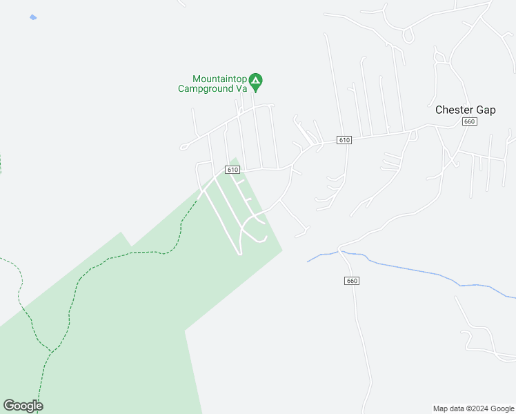 map of restaurants, bars, coffee shops, grocery stores, and more near 135 Ridge Drive in Chester Gap