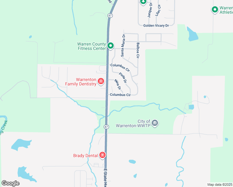 map of restaurants, bars, coffee shops, grocery stores, and more near 28815 Schneider Lane in Wright City