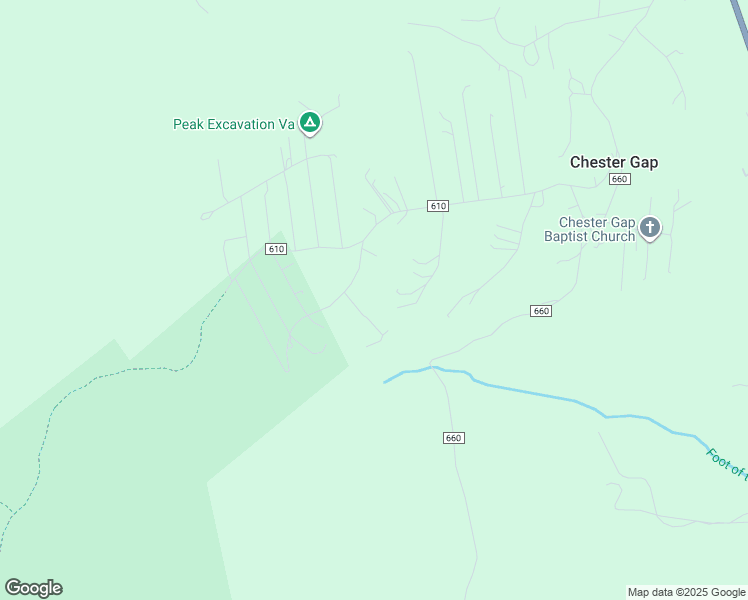 map of restaurants, bars, coffee shops, grocery stores, and more near 150 Ridge Drive in Chester Gap