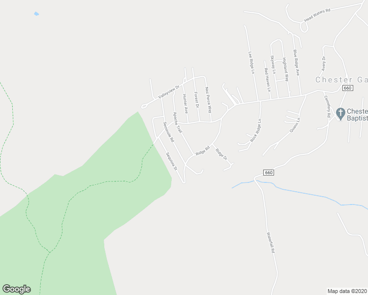 map of restaurants, bars, coffee shops, grocery stores, and more near 148 Ridge Drive in Chester Gap