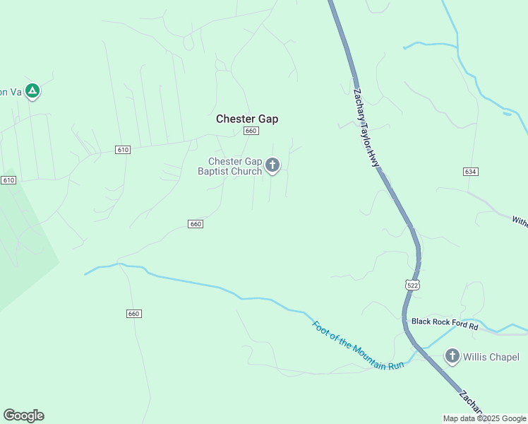 map of restaurants, bars, coffee shops, grocery stores, and more near 108 Norway Lane in Chester Gap
