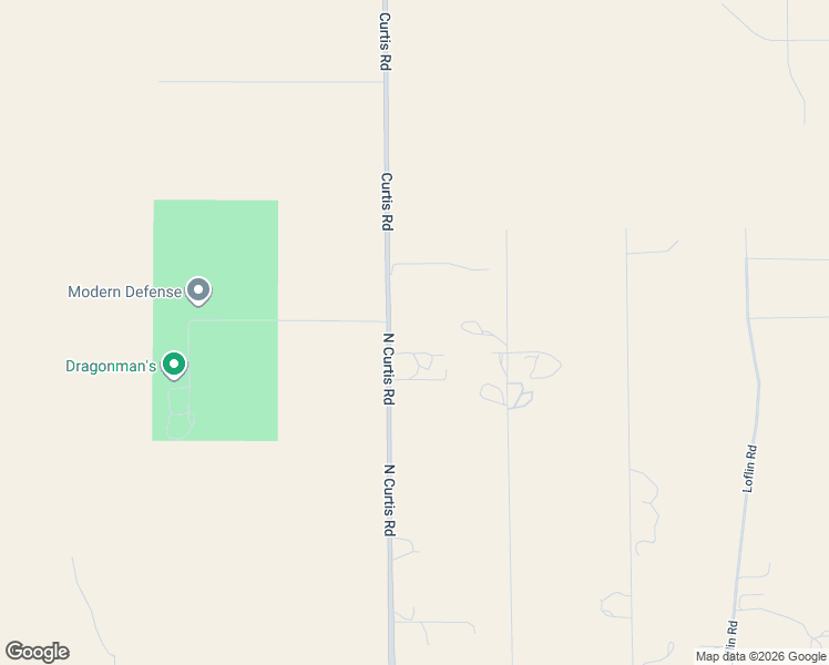 map of restaurants, bars, coffee shops, grocery stores, and more near 1135 North Curtis Road in Colorado Springs