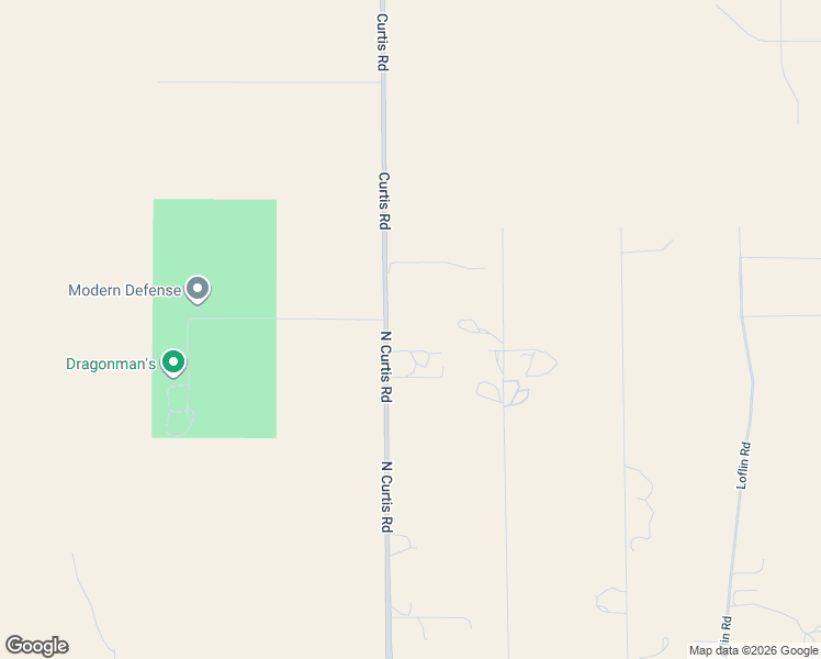 map of restaurants, bars, coffee shops, grocery stores, and more near 1135 North Curtis Road in Colorado Springs