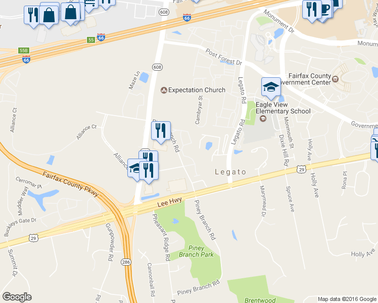 map of restaurants, bars, coffee shops, grocery stores, and more near Greensboro Dr in McLean