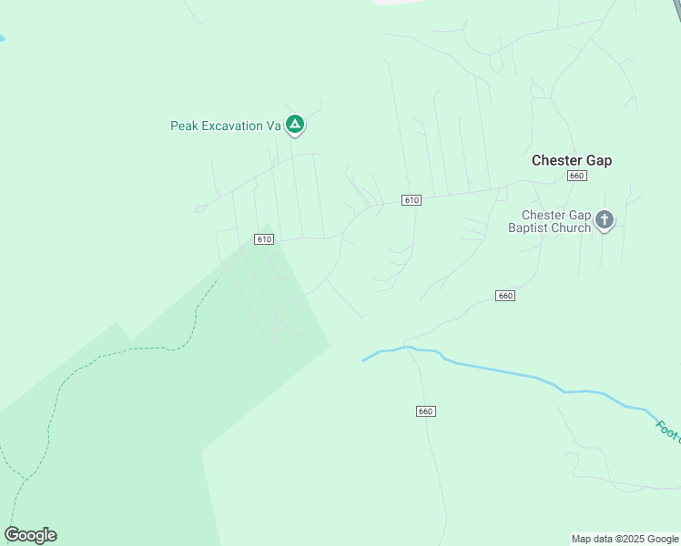 map of restaurants, bars, coffee shops, grocery stores, and more near 150 Ridge Drive in Chester Gap