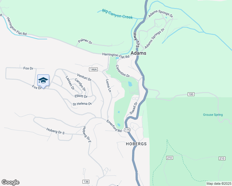 map of restaurants, bars, coffee shops, grocery stores, and more near 14380 Nelson Court in Cobb