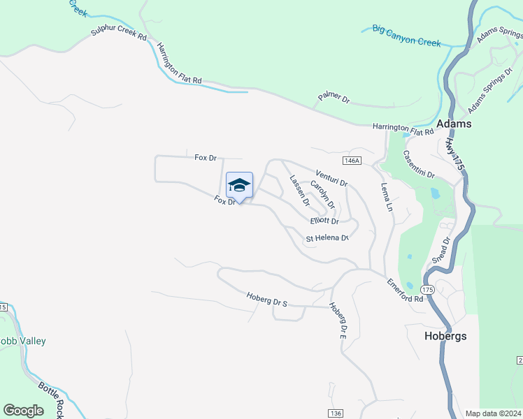 map of restaurants, bars, coffee shops, grocery stores, and more near 9437 Fox Drive in Cobb