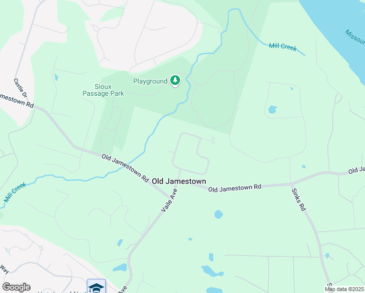 map of restaurants, bars, coffee shops, grocery stores, and more near 17801 Argonne Estates Drive in Florissant