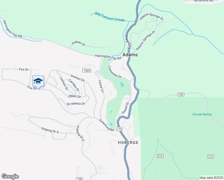map of restaurants, bars, coffee shops, grocery stores, and more near 14380 Nelson Court in Cobb