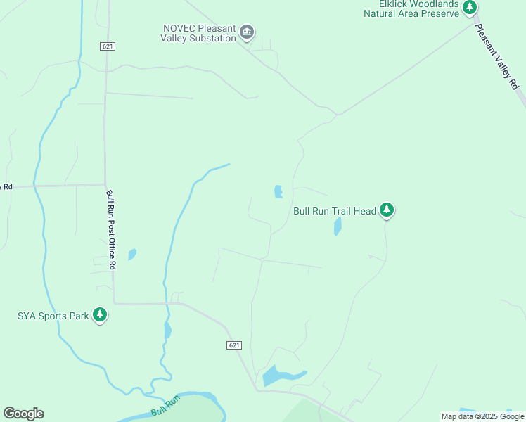 map of restaurants, bars, coffee shops, grocery stores, and more near 6523 Tack House Trail in Centreville