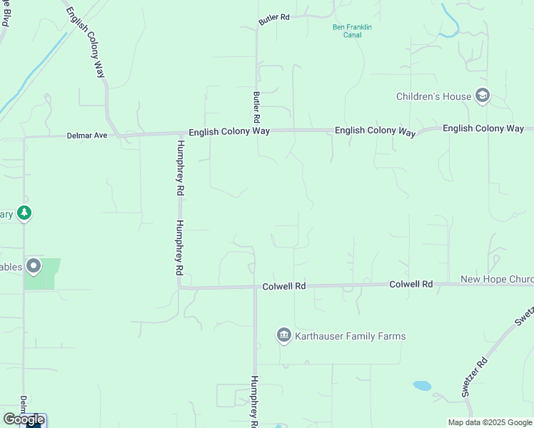 map of restaurants, bars, coffee shops, grocery stores, and more near 2300 Duarte Road in Penryn