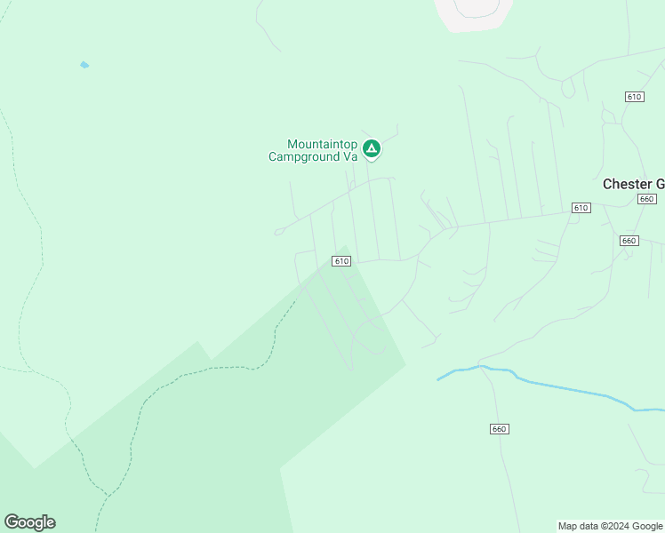map of restaurants, bars, coffee shops, grocery stores, and more near 135 Apache Trail in Chester Gap