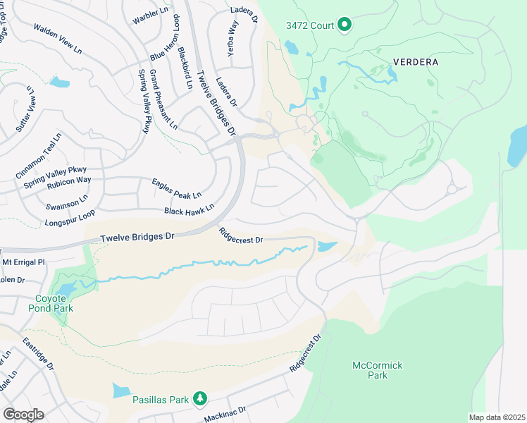 map of restaurants, bars, coffee shops, grocery stores, and more near 3364 Paseo Mira Vista in Lincoln