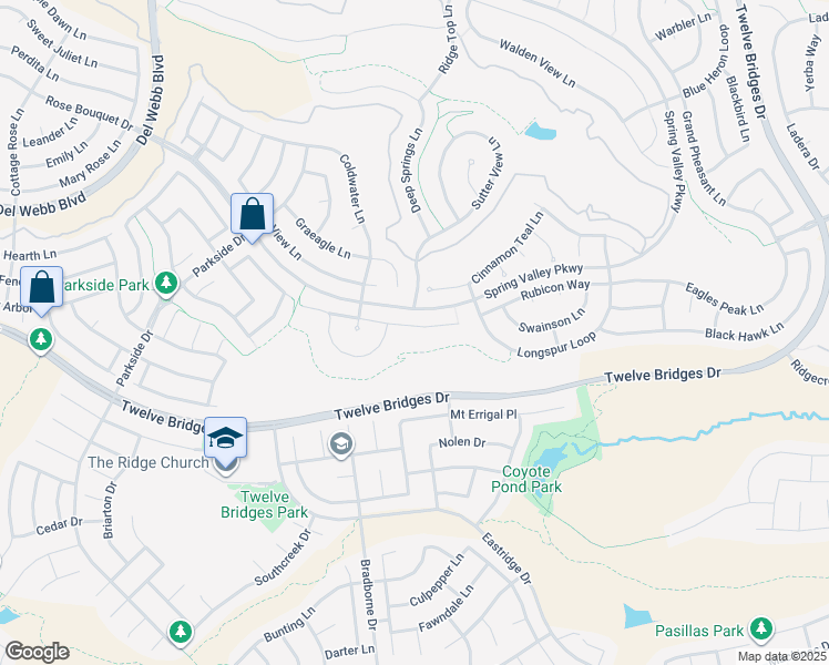 map of restaurants, bars, coffee shops, grocery stores, and more near 2107 Lavender Hill Court in Lincoln