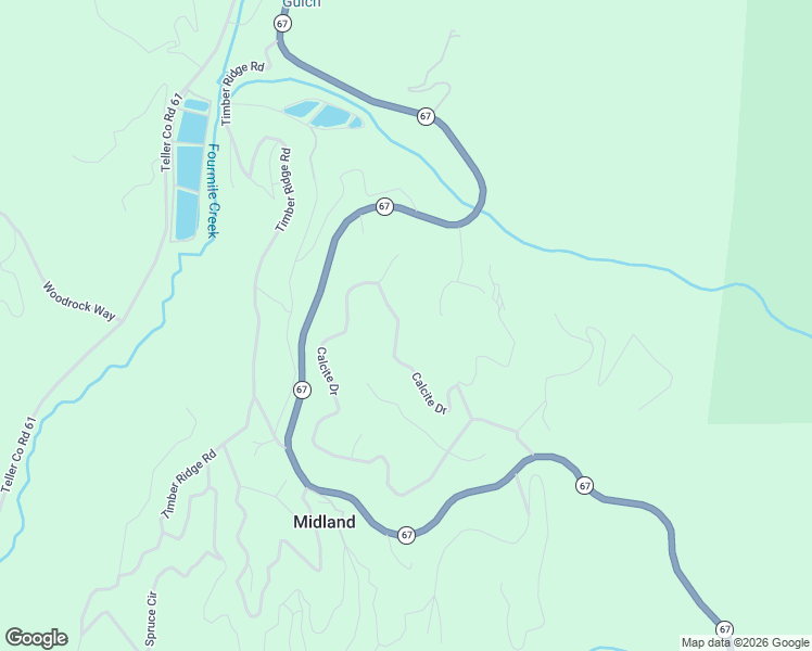 map of restaurants, bars, coffee shops, grocery stores, and more near 1141 Calcite Drive in Divide