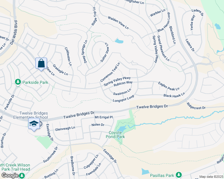 map of restaurants, bars, coffee shops, grocery stores, and more near 2298 Swainson Lane in Lincoln