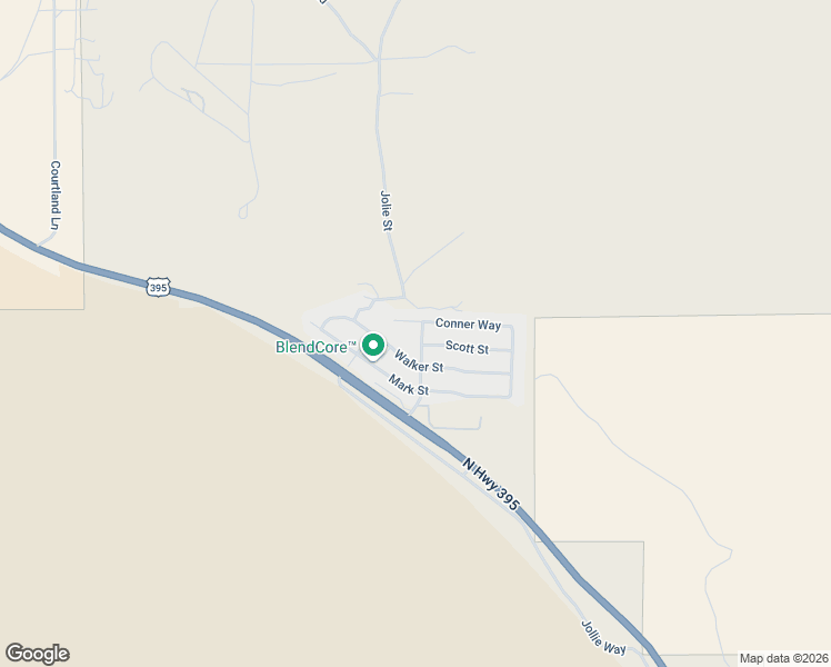 map of restaurants, bars, coffee shops, grocery stores, and more near 208 Ray May Way in Gardnerville