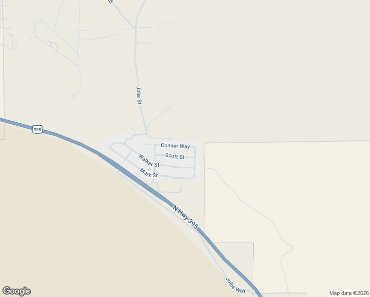 map of restaurants, bars, coffee shops, grocery stores, and more near 41 Conner Way in Gardnerville