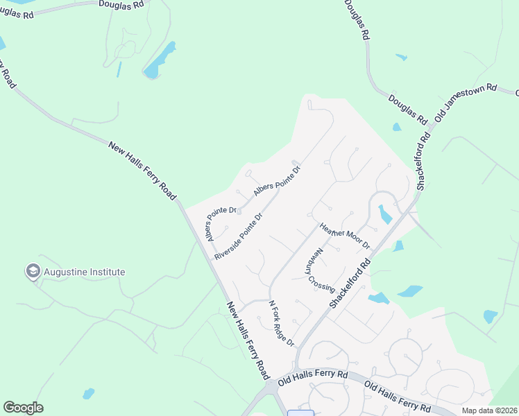 map of restaurants, bars, coffee shops, grocery stores, and more near 3850 Riverside Pointe Drive in Florissant